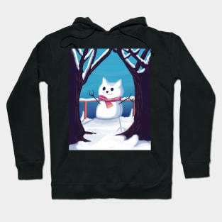 CAT SNOWMAN Hoodie